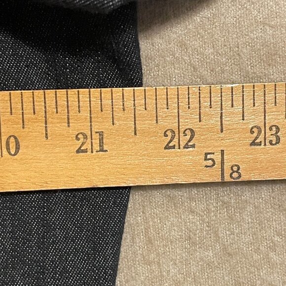 Cato Denim Jacket Women's XL Black Pockets Silver Metallic Thread - Picture 6 of 11